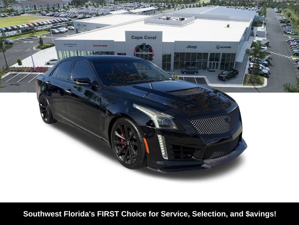 Used 2016 Cadillac CTS V w/ Luxury Package RWD image 2