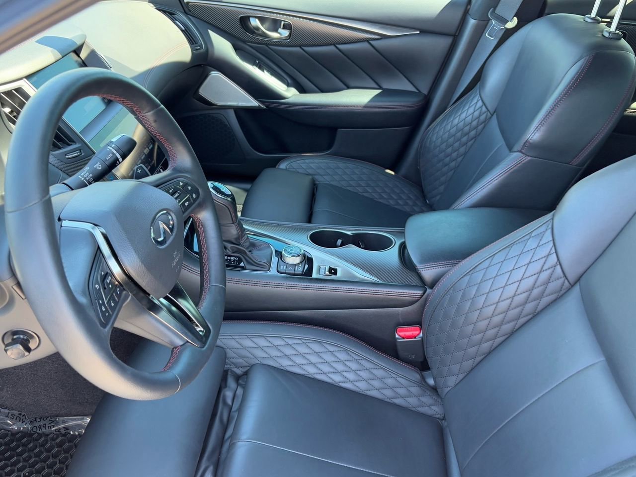 Certified 2023 INFINITI Q50 Red Sport 400 w/ Black Opal Edition image 17