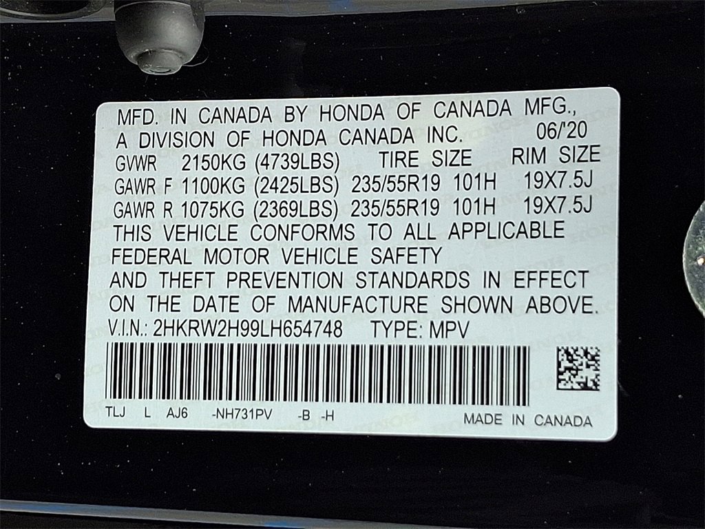 Used 2020 Honda CR-V Touring image 27