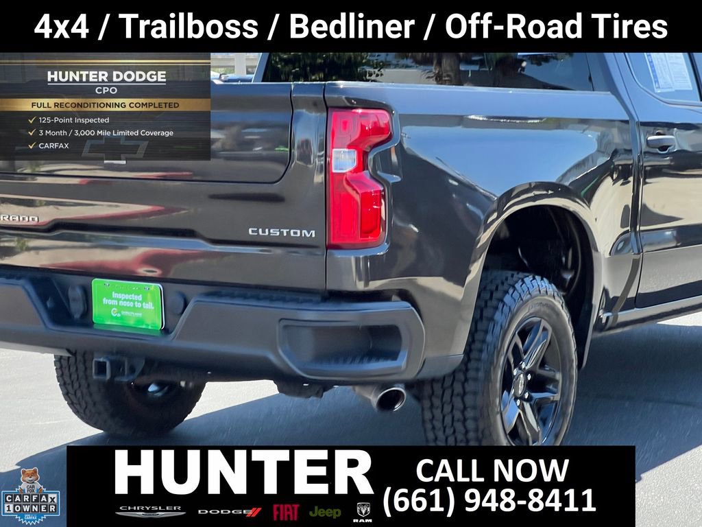 Used 2021 Chevrolet Silverado 1500 Custom Trail Boss AWD/4WD image 8