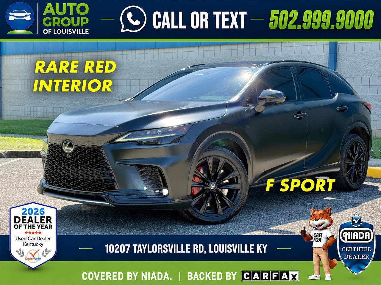 Used 2023 Lexus RX 500h F Sport w/ Accessory Package (Z1) AWD/4WD image 1