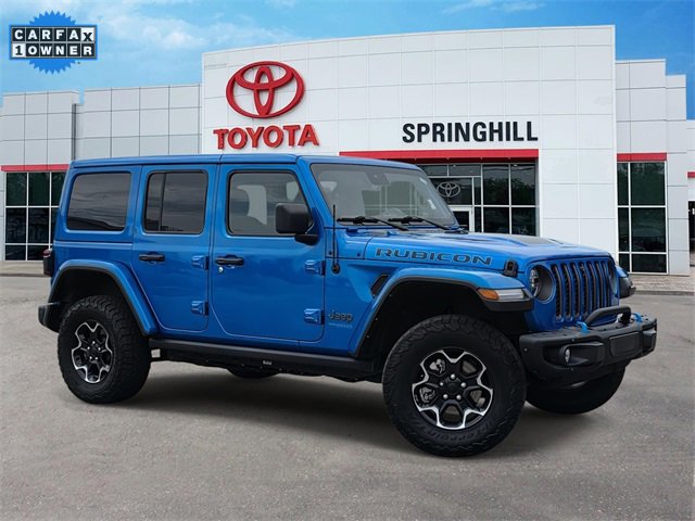 Used 2021 Jeep Wrangler Unlimited Rubicon 4xe w/ Steel Bumper Group
