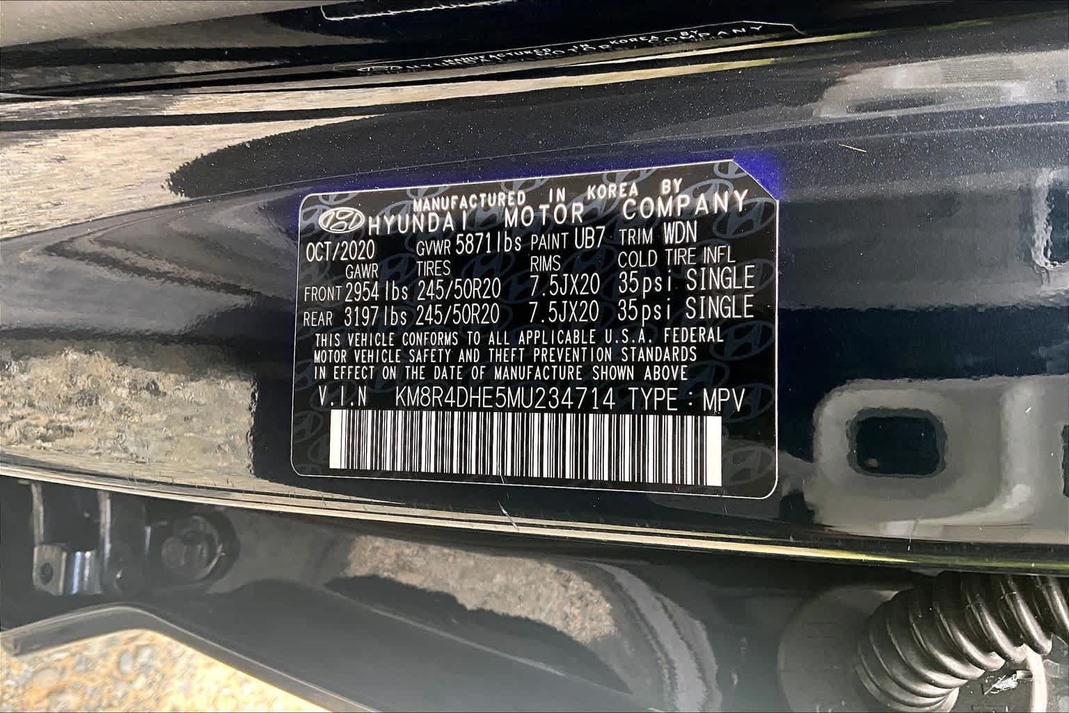 Used 2021 Hyundai Palisade SEL AWD/4WD image 34