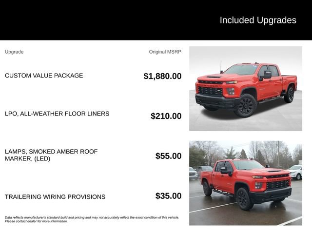 Used 2020 Chevrolet Silverado 2500 Custom w/ Custom Value Package image 8