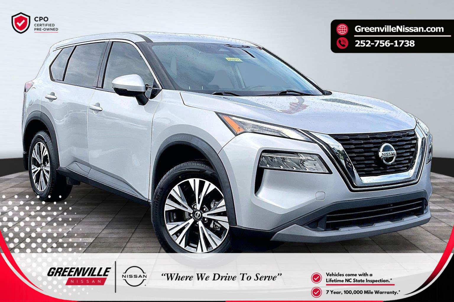 Certified 2021 Nissan Rogue SV FWD image 1