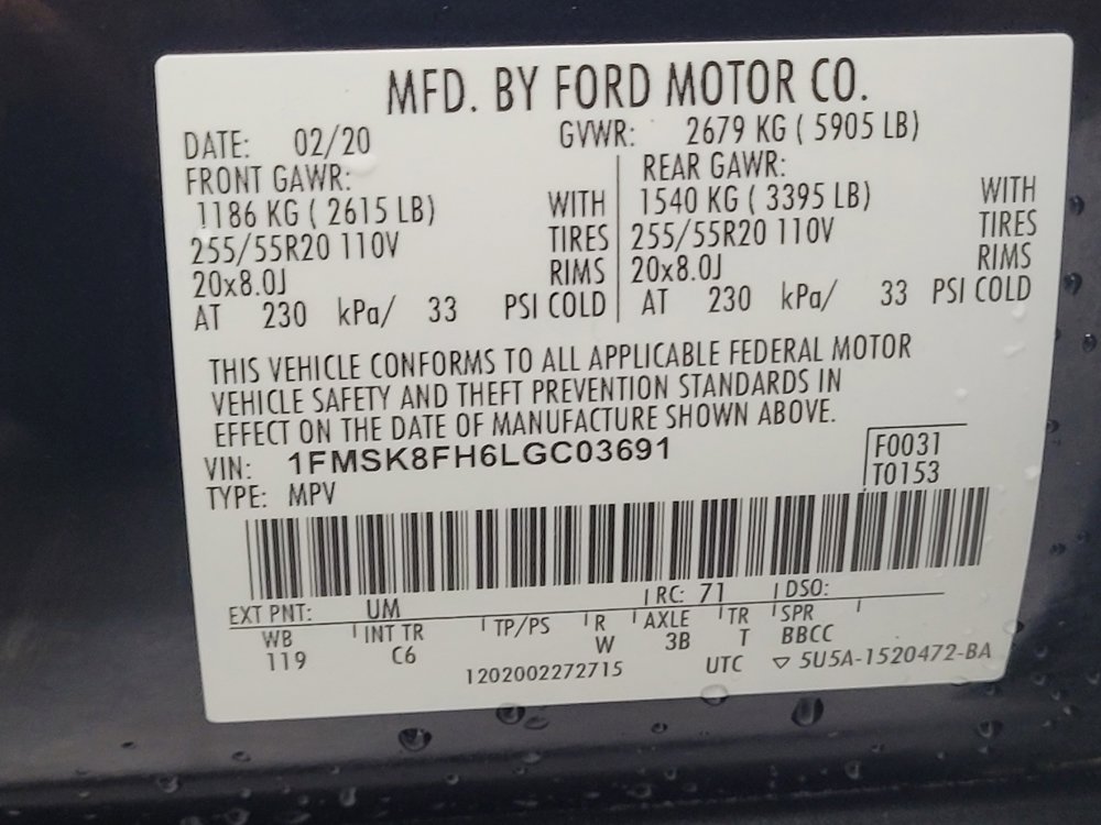 Used 2020 Ford Explorer Limited image 33