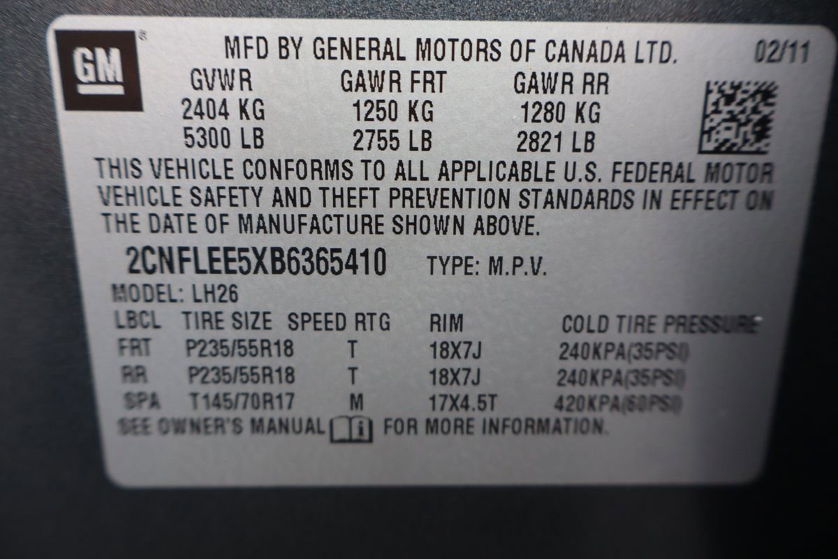 Used 2011 Chevrolet Equinox LT w/ Driver Convenience Package image 45