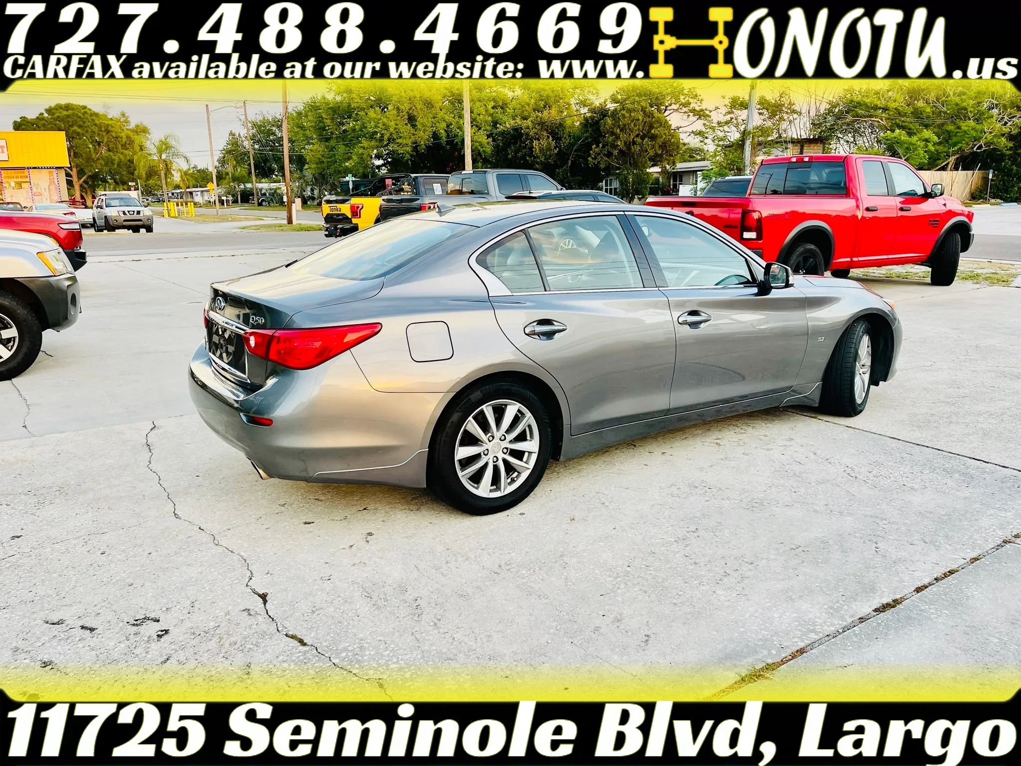 Used 2014 INFINITI Q50 Premium w/ Navigation Package AWD/4WD image 7