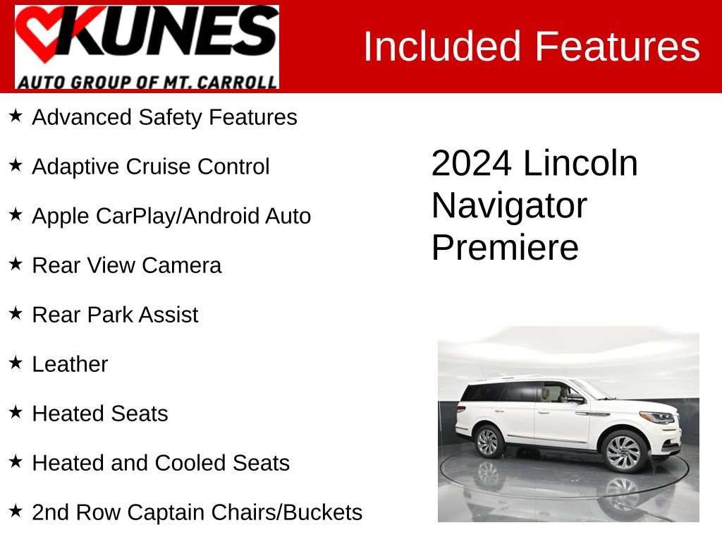 Used 2024 Lincoln Navigator Premiere AWD/4WD image 3