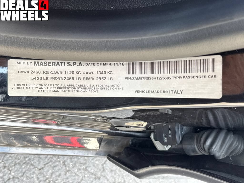 Used 2017 Maserati Ghibli S RWD image 30