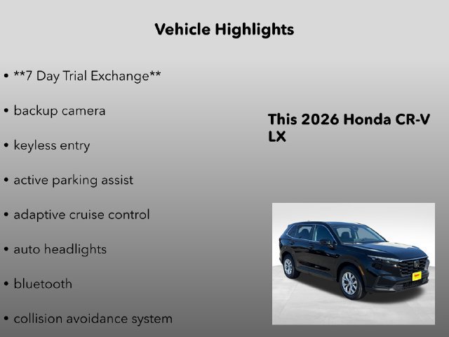 New 2026 Honda CR-V LX image 5