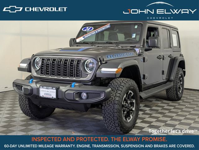 Used 2024 Jeep Wrangler Unlimited Rubicon 4xe w/ Technology Group