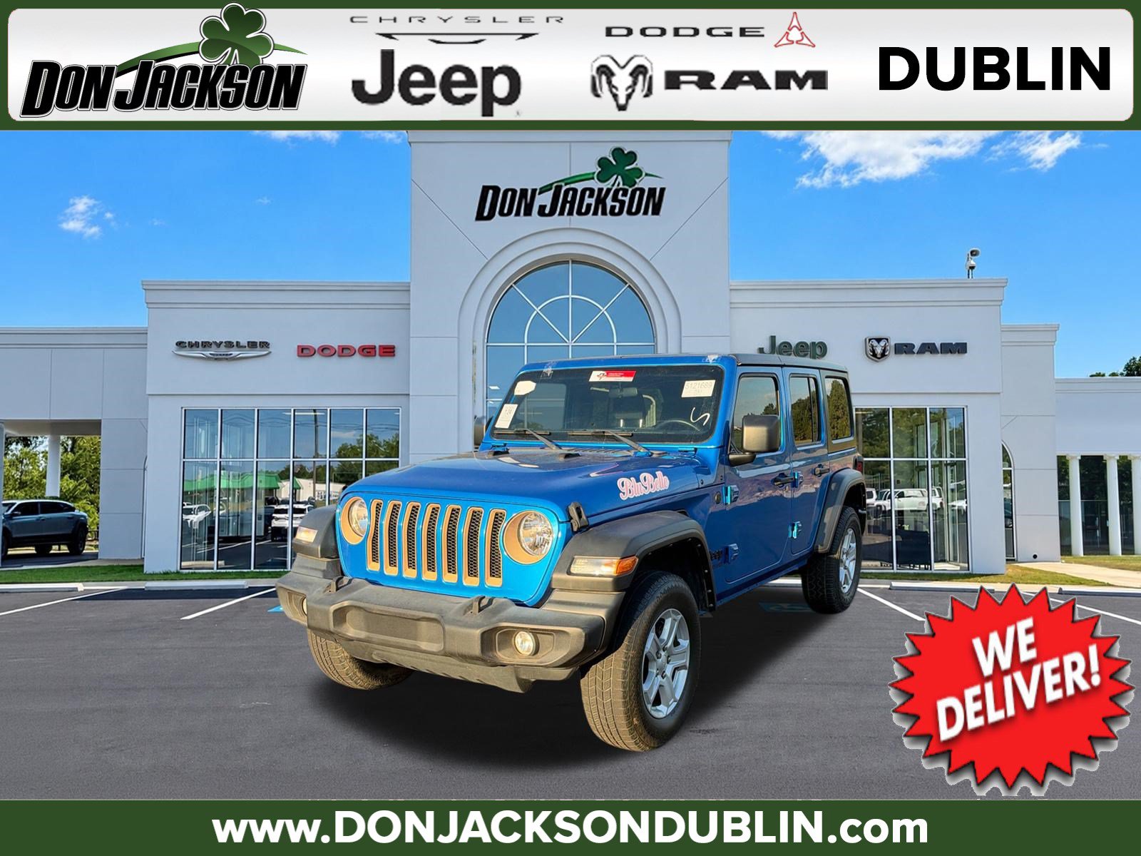 Used 2022 Jeep Wrangler Unlimited Sport AWD/4WD image 1