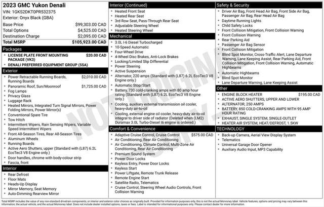 Used 2023 GMC Yukon Denali AWD/4WD image 2