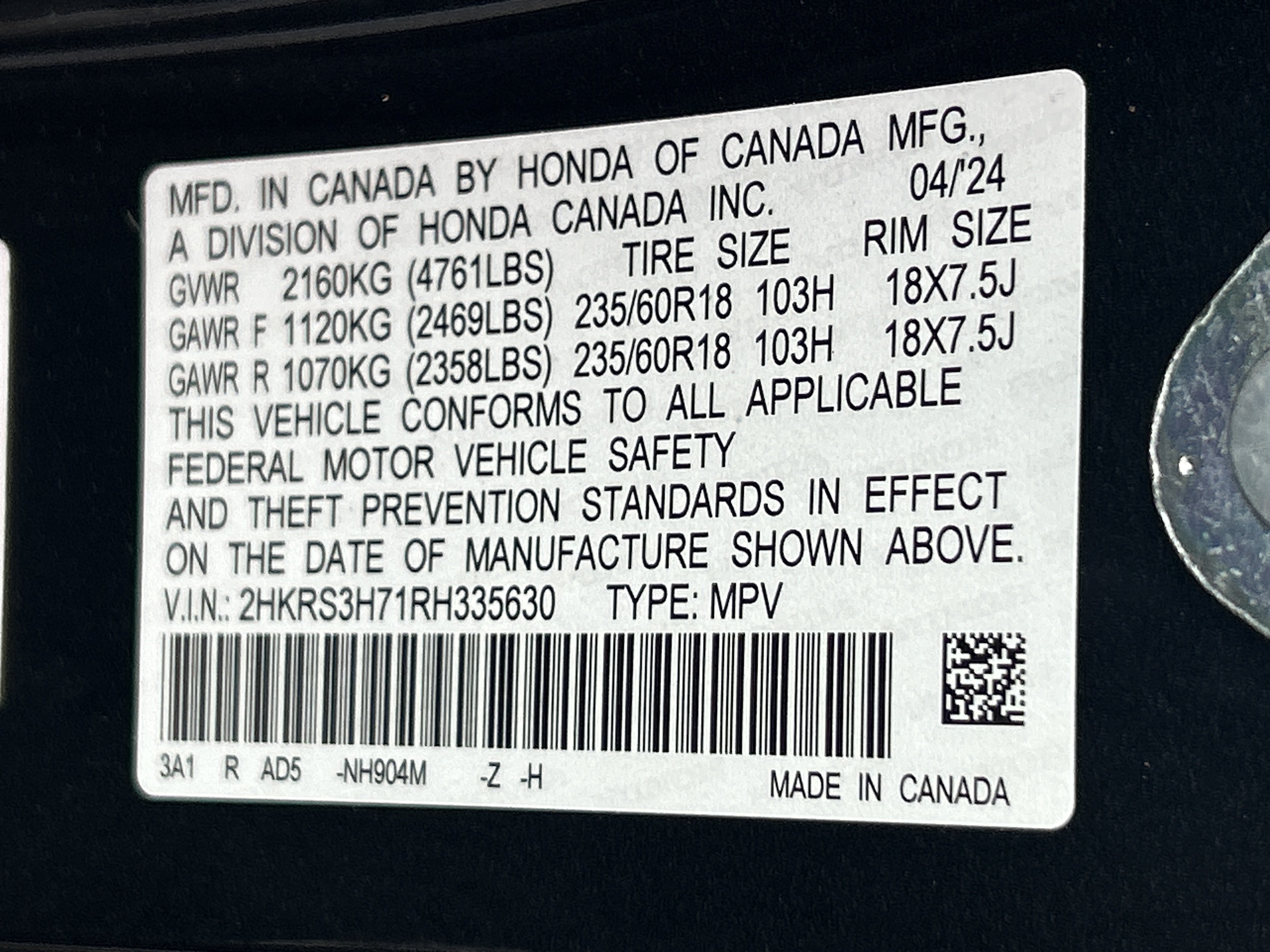 Certified 2024 Honda CR-V EX-L image 36