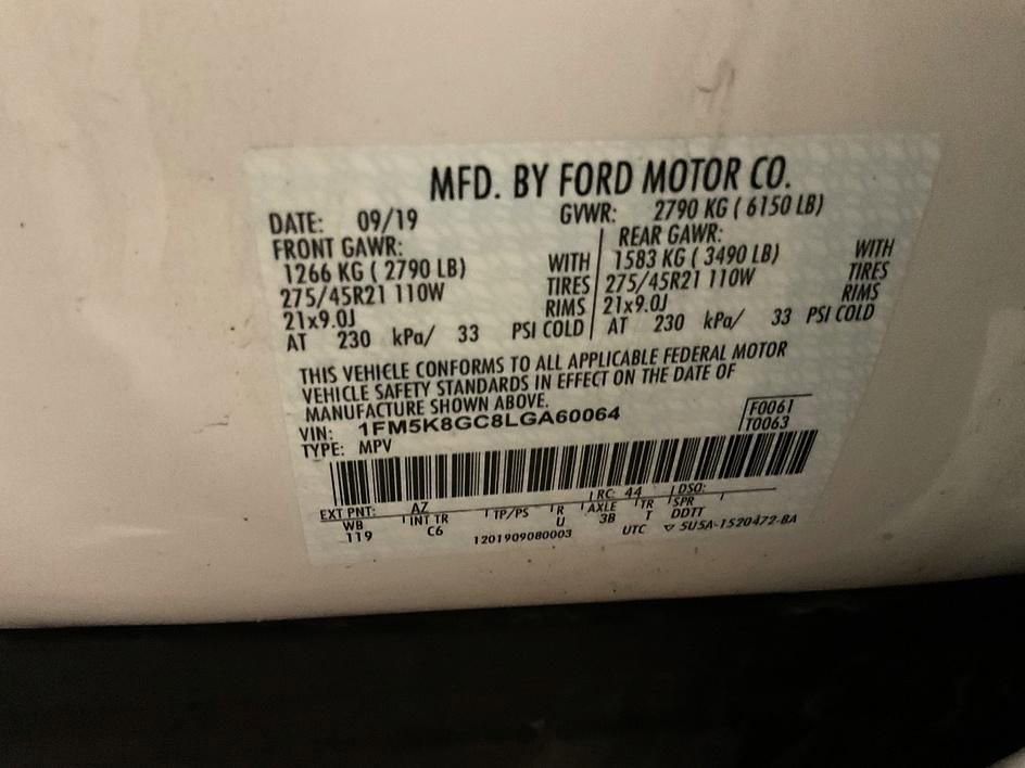 Used 2020 Ford Explorer ST w/ ST Street Pack AWD/4WD image 33