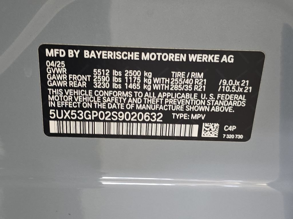 Certified 2025 BMW X3 xDrive30i w/ M Sport Package AWD/4WD image 34