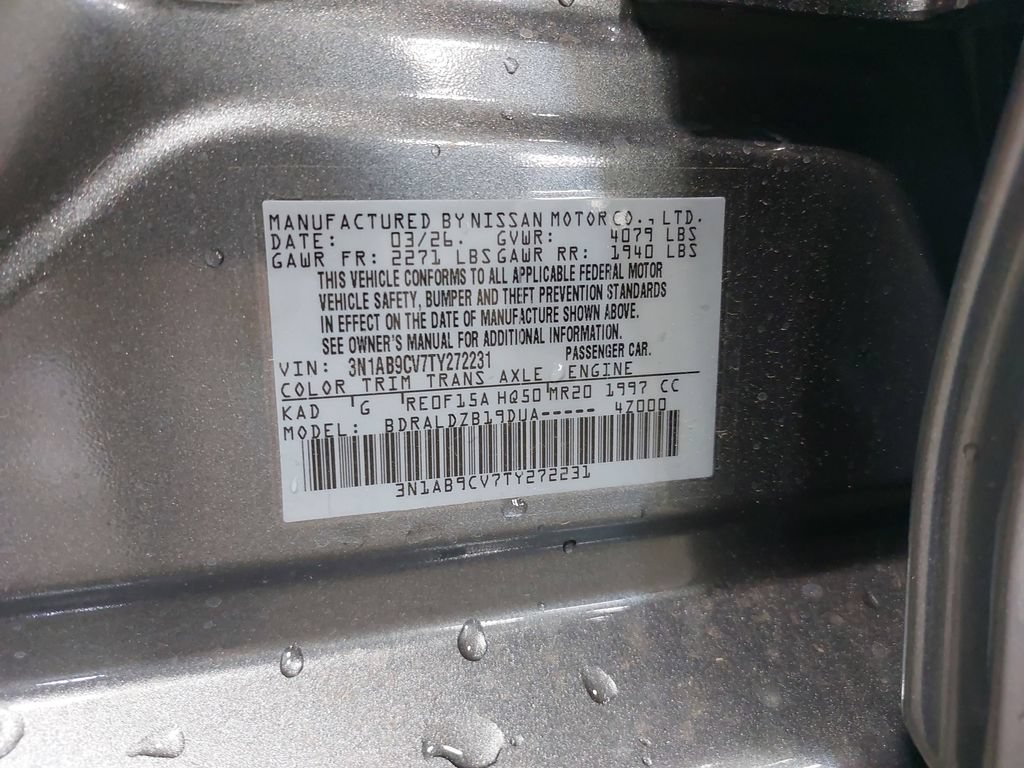 New 2026 Nissan Sentra SV w/ Floor Mat Package FWD image 30