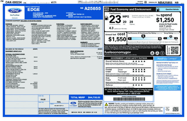Certified 2022 Ford Edge SEL w/ Convenience Package AWD/4WD image 18