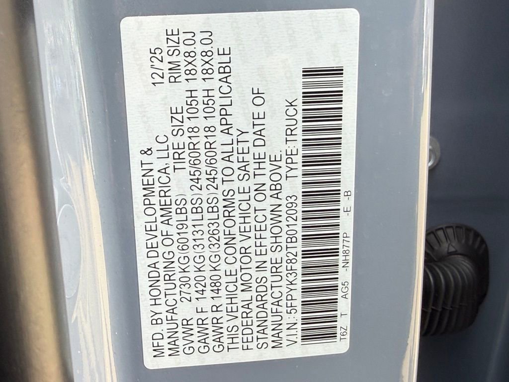 Certified 2026 Honda Ridgeline Black Edition image 33