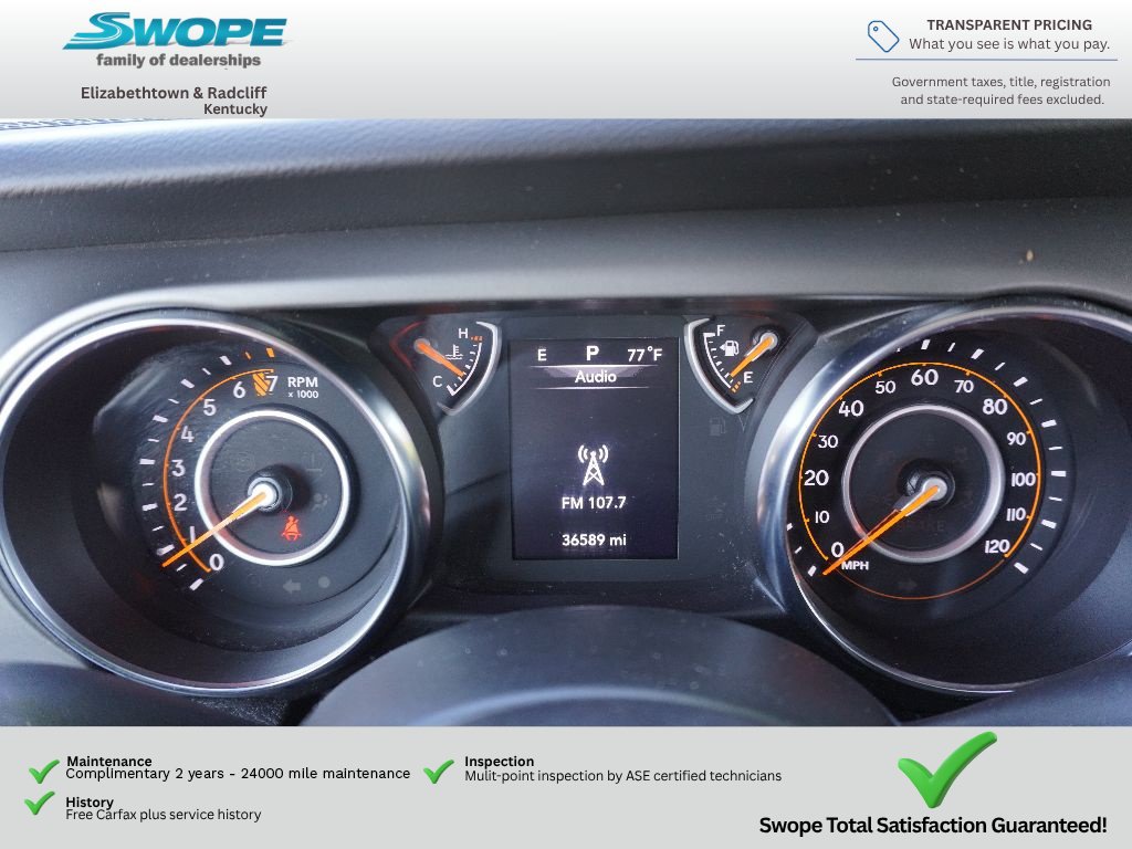 Used 2022 Jeep Wrangler Unlimited Sport AWD/4WD image 16