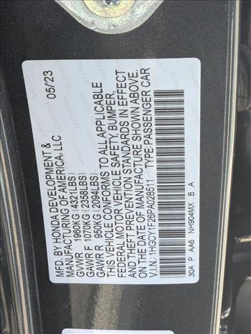 Certified 2023 Honda Accord LX image 23