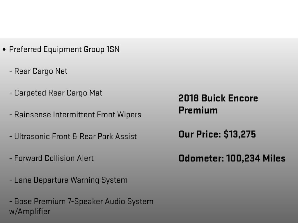 Used 2018 Buick Encore Premium w/ Experience Buick Package AWD/4WD image 6
