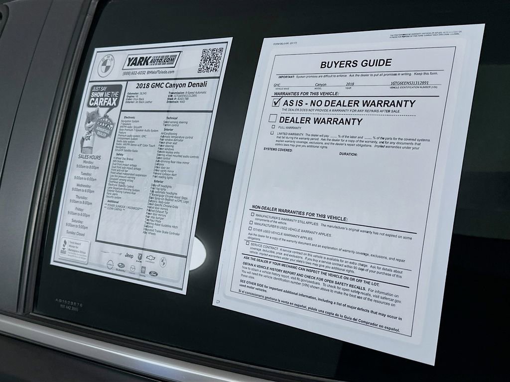 Used 2018 GMC Canyon Denali image 12