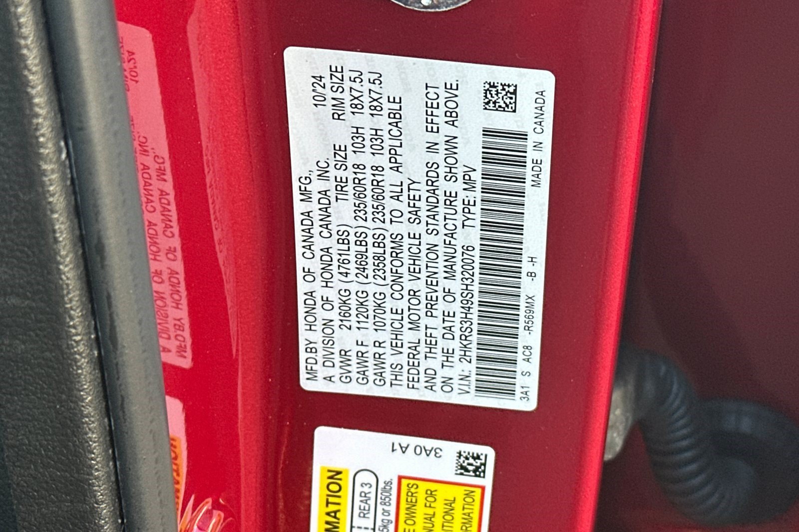 Certified 2025 Honda CR-V EX image 27
