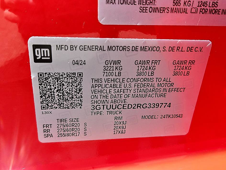 Used 2024 GMC Sierra 1500 Elevation AWD/4WD image 24