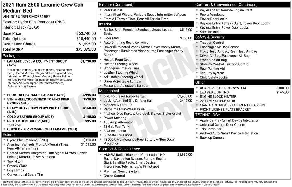 Used 2021 RAM 2500 Laramie video 2