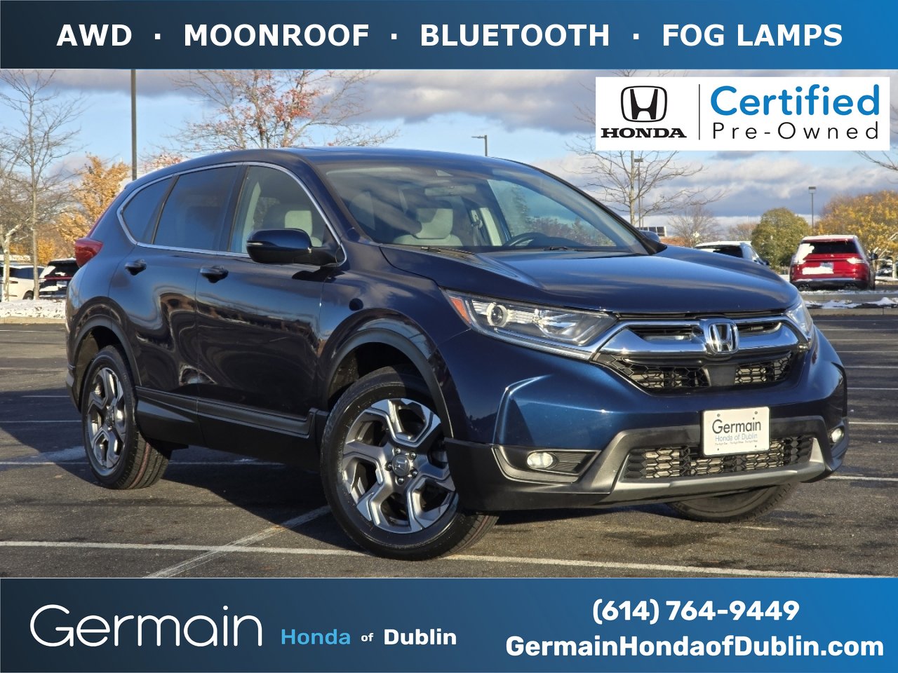 Certified 2019 Honda CR-V EX