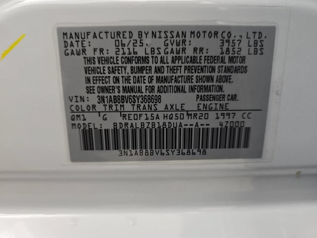 Used 2025 Nissan Sentra S FWD image 33