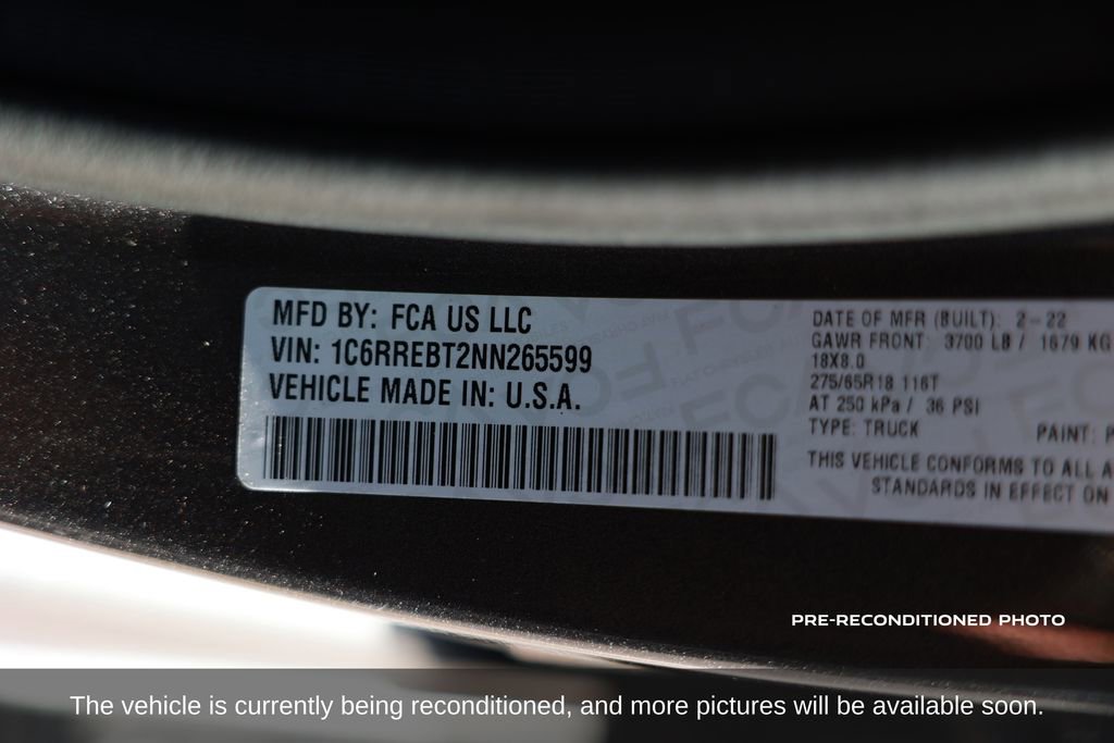 Used 2022 RAM 1500 Big Horn w/ Trailer Tow Group image 34