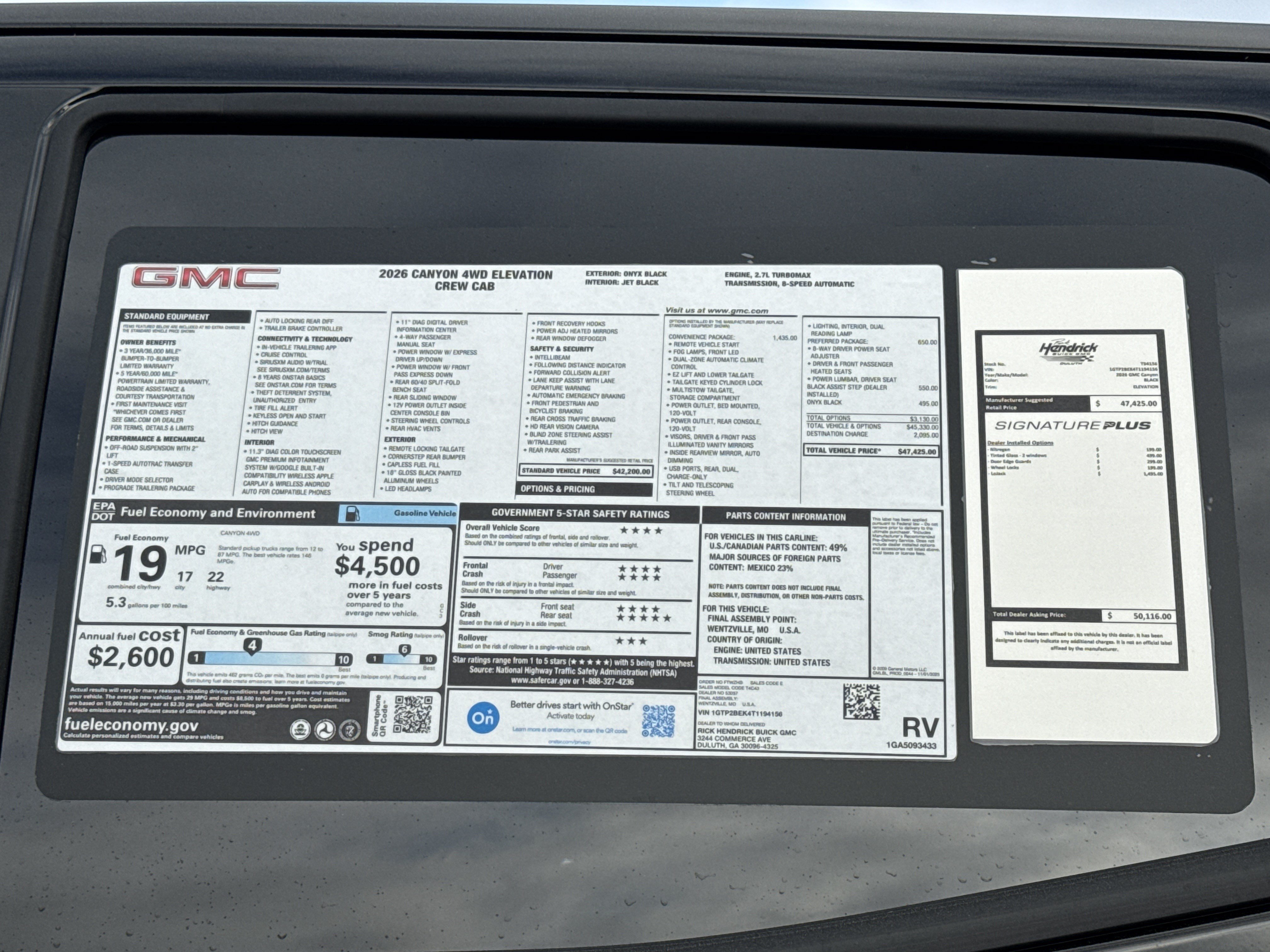 New 2026 GMC Canyon Elevation w/ Convenience Package AWD/4WD image 34