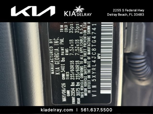 New 2026 Kia Sorento S w/ S Panoramic Sunroof Package FWD image 31