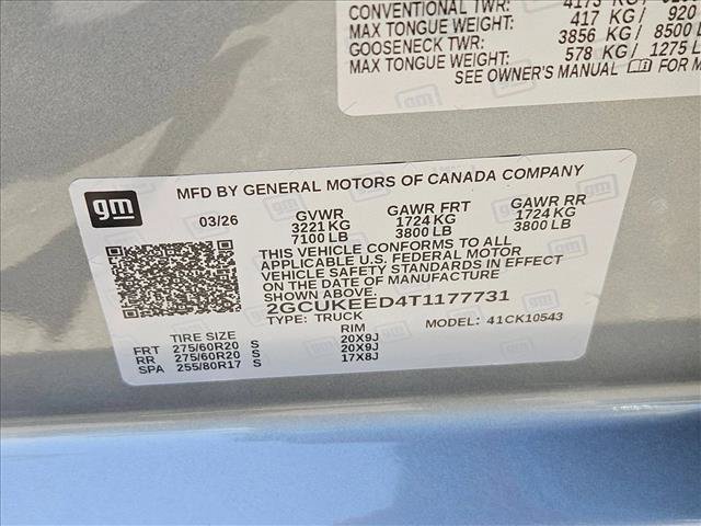 New 2026 Chevrolet Silverado 1500 RST w/ Z71 Off-Road Package AWD/4WD image 19