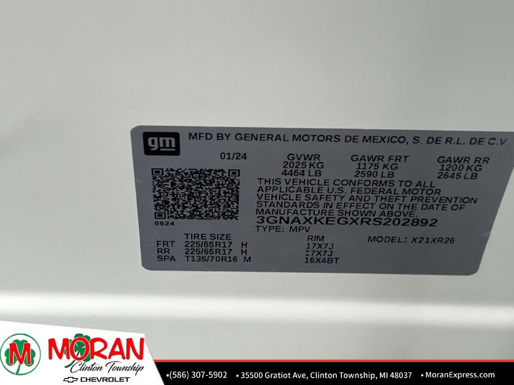Certified 2024 Chevrolet Equinox LT FWD image 18