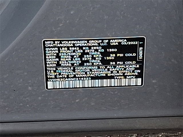 Used 2022 Volkswagen Atlas Cross Sport SE image 28
