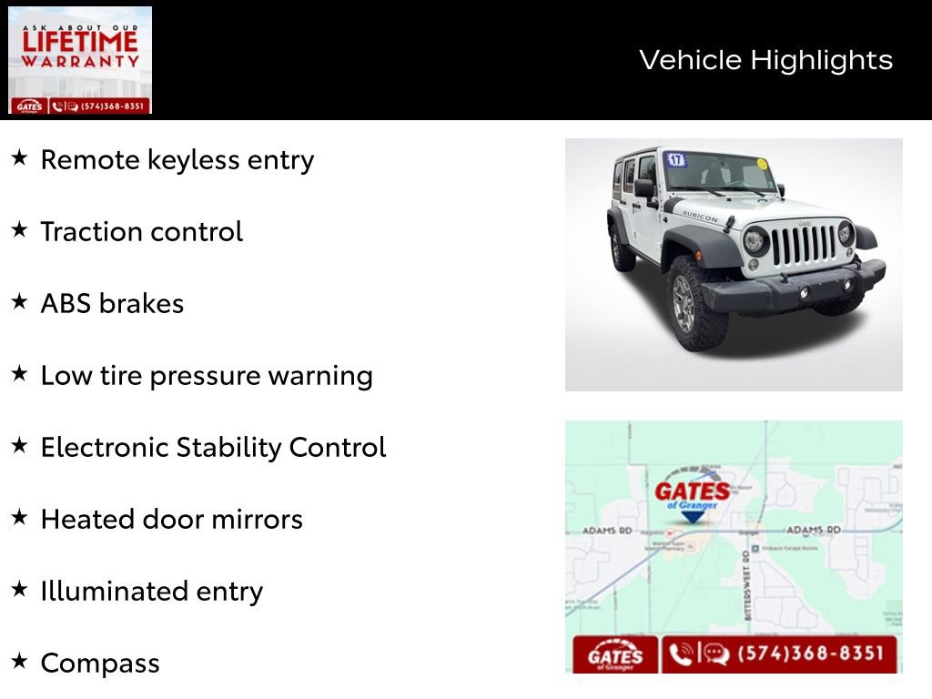 Used 2017 Jeep Wrangler Unlimited Rubicon w/ Max Tow Package AWD/4WD image 8