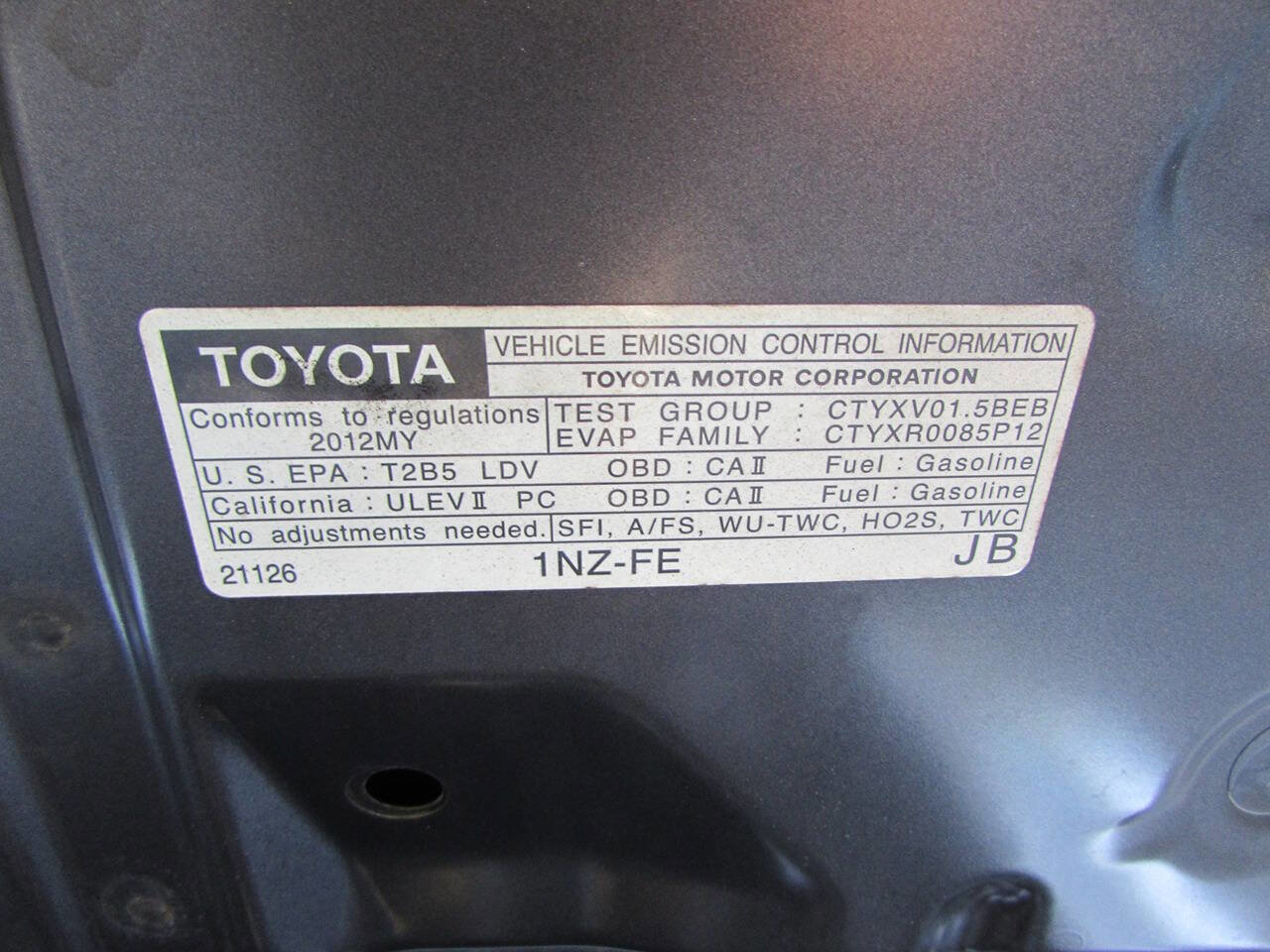 Used 2012 Toyota Yaris LE FWD image 15