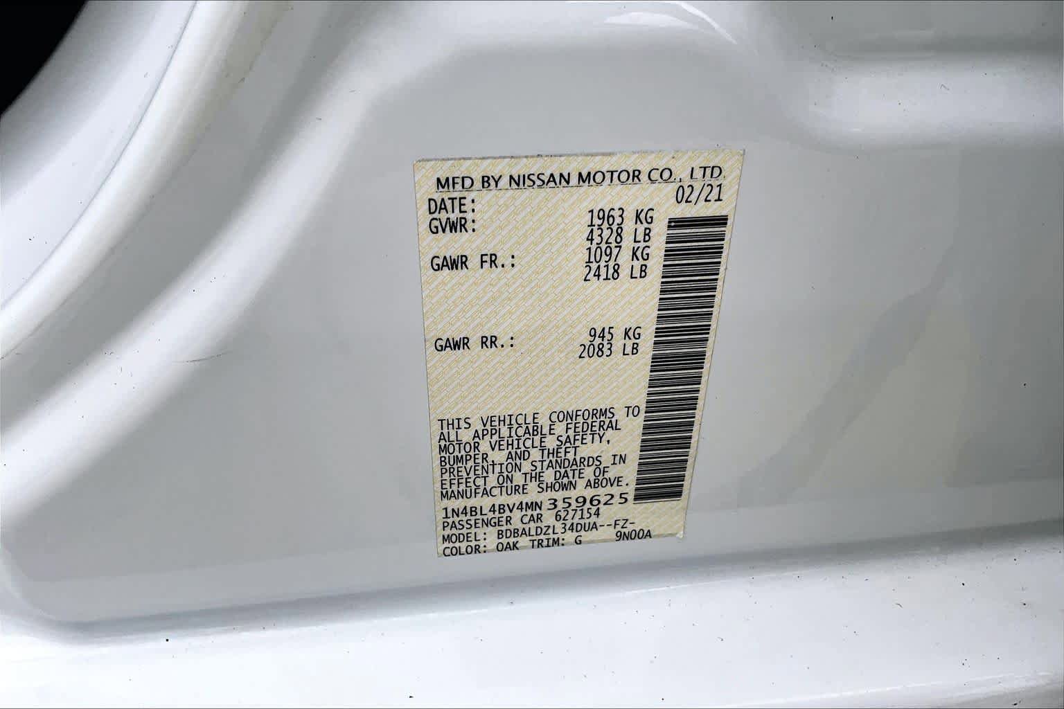 Used 2021 Nissan Altima 2.5 S w/ Driver Assist Package FWD image 37