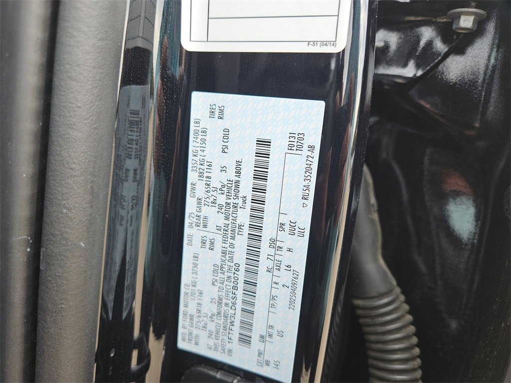 Used 2025 Ford F150 XLT w/ Equipment Group 301A Standard image 28