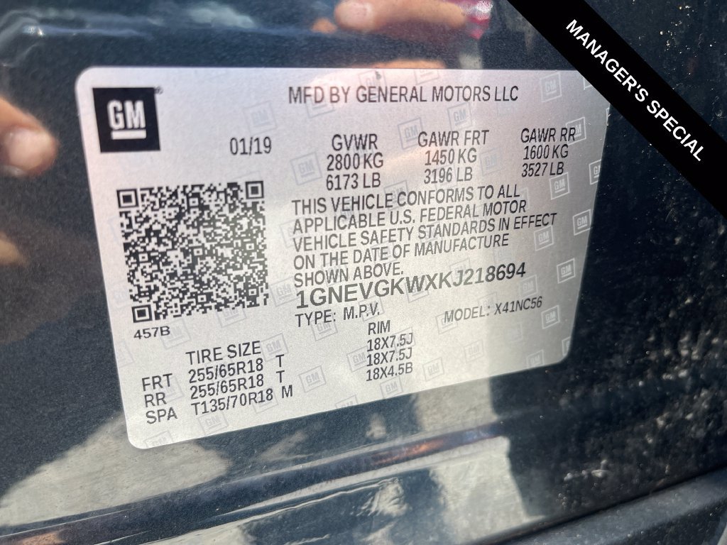 Used 2019 Chevrolet Traverse LT AWD/4WD image 26
