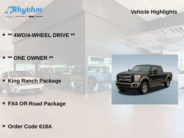 Used 2014 Ford F350 King Ranch w/ FX4 Off-Road Package AWD/4WD image 5