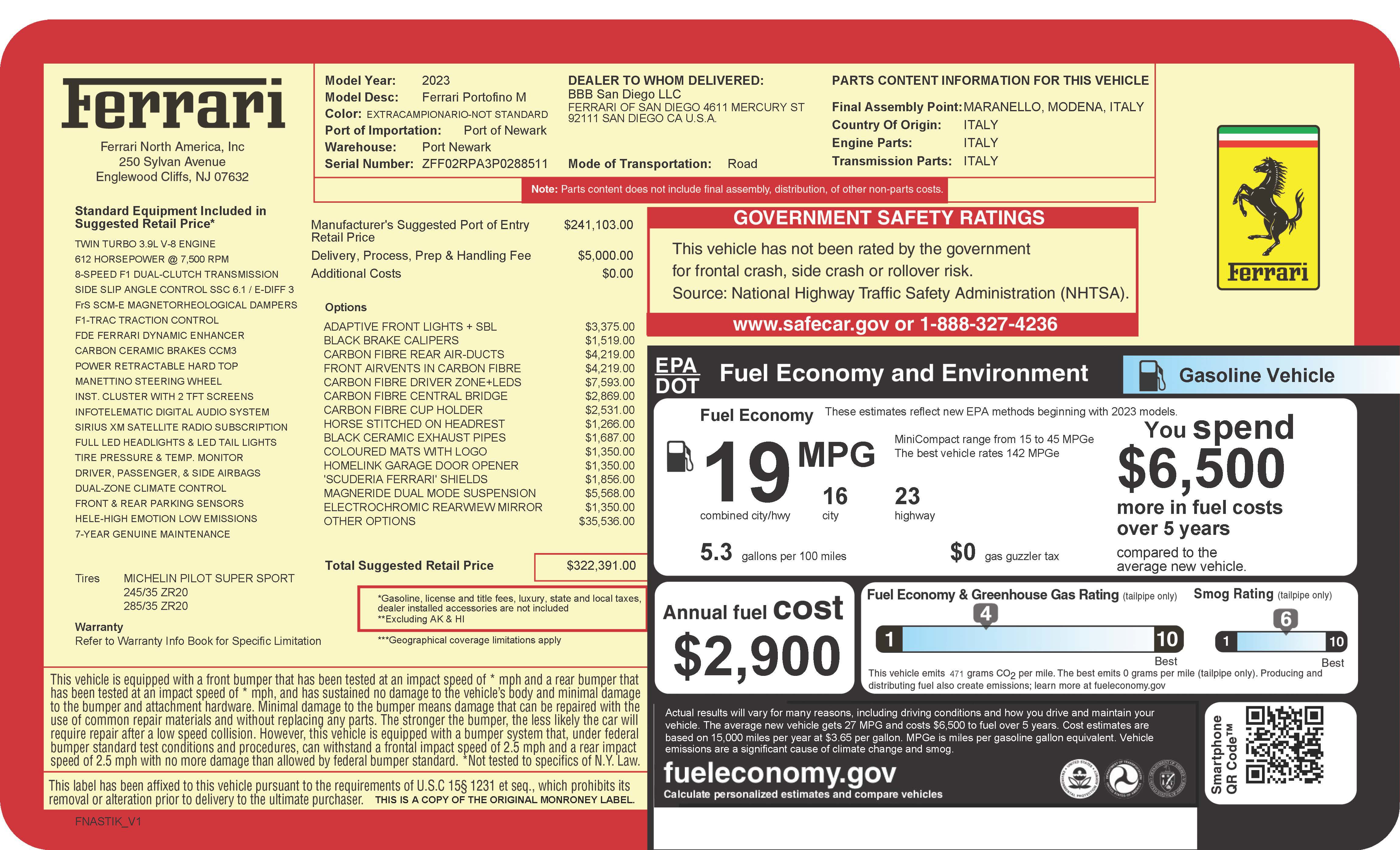 Certified 2023 Ferrari Portofino M image 2