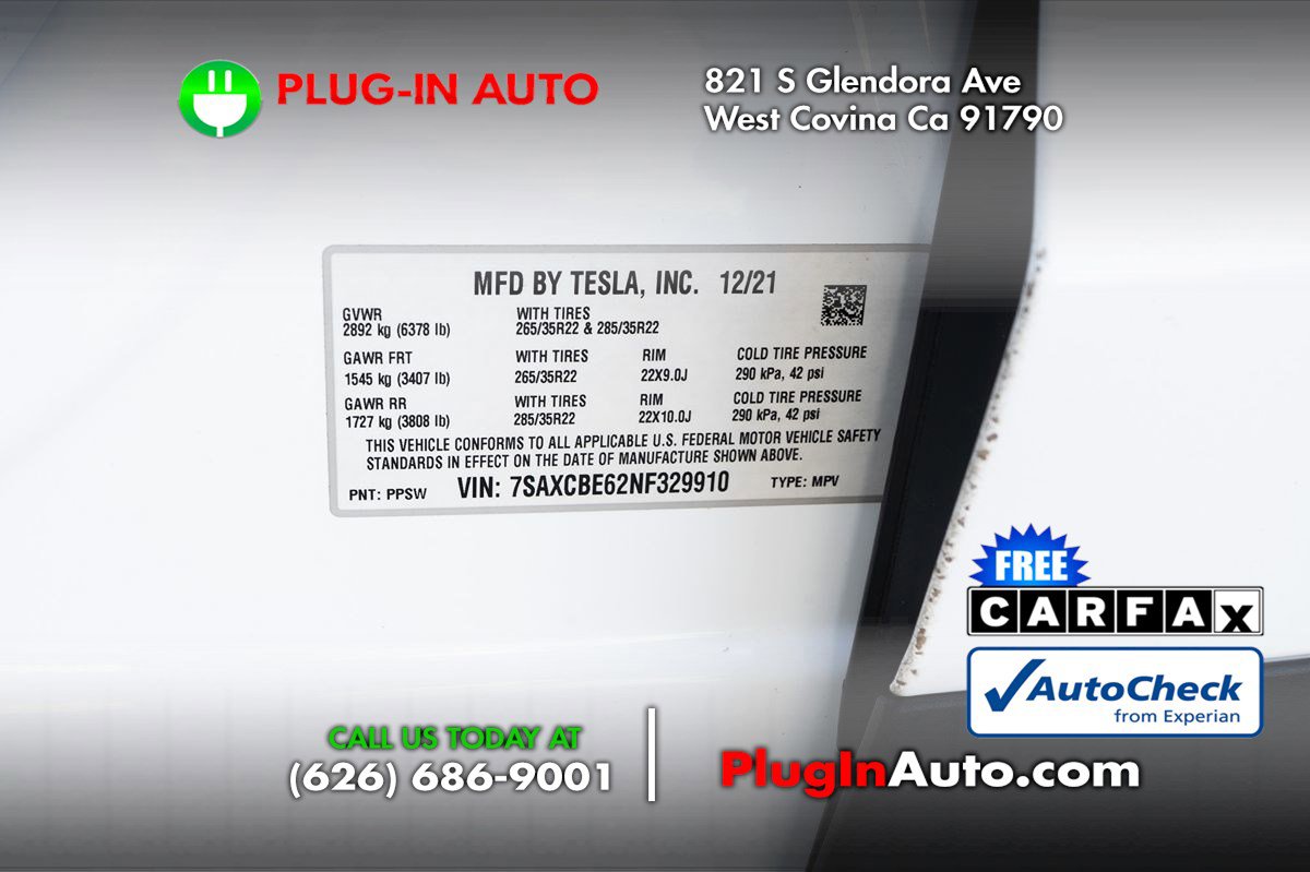 Used 2022 Tesla Model X Plaid AWD/4WD image 11