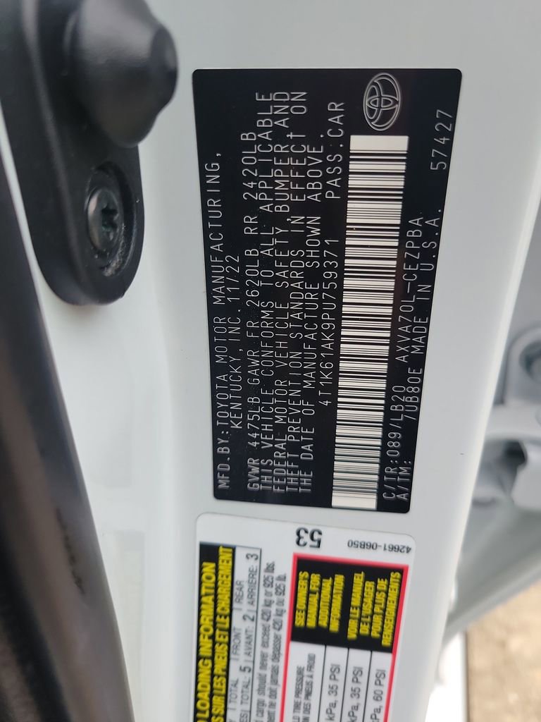 Certified 2023 Toyota Camry XSE image 37