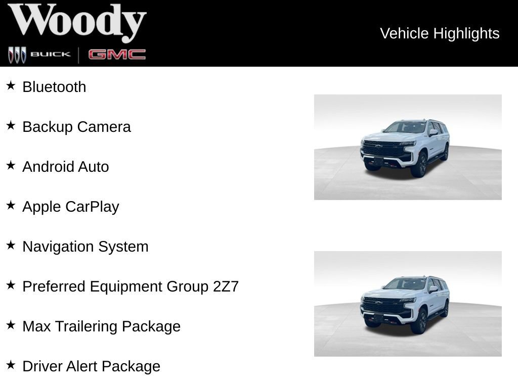 Used 2024 Chevrolet Suburban Z71 w/ Luxury Package AWD/4WD image 3
