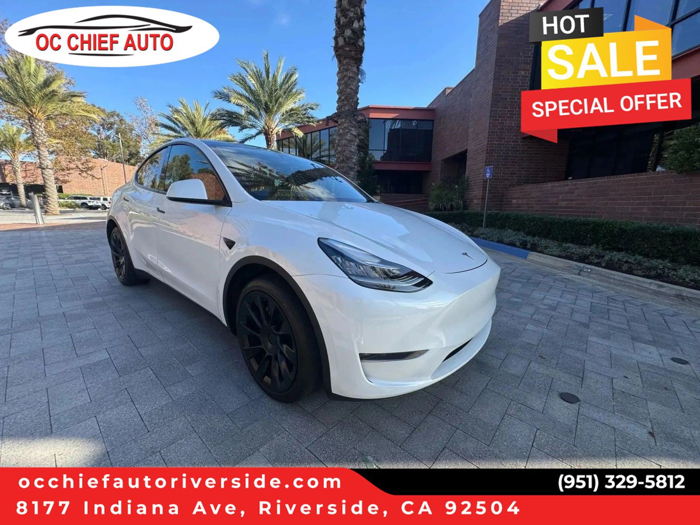 Used 2021 Tesla Model Y Long Range AWD/4WD image 1